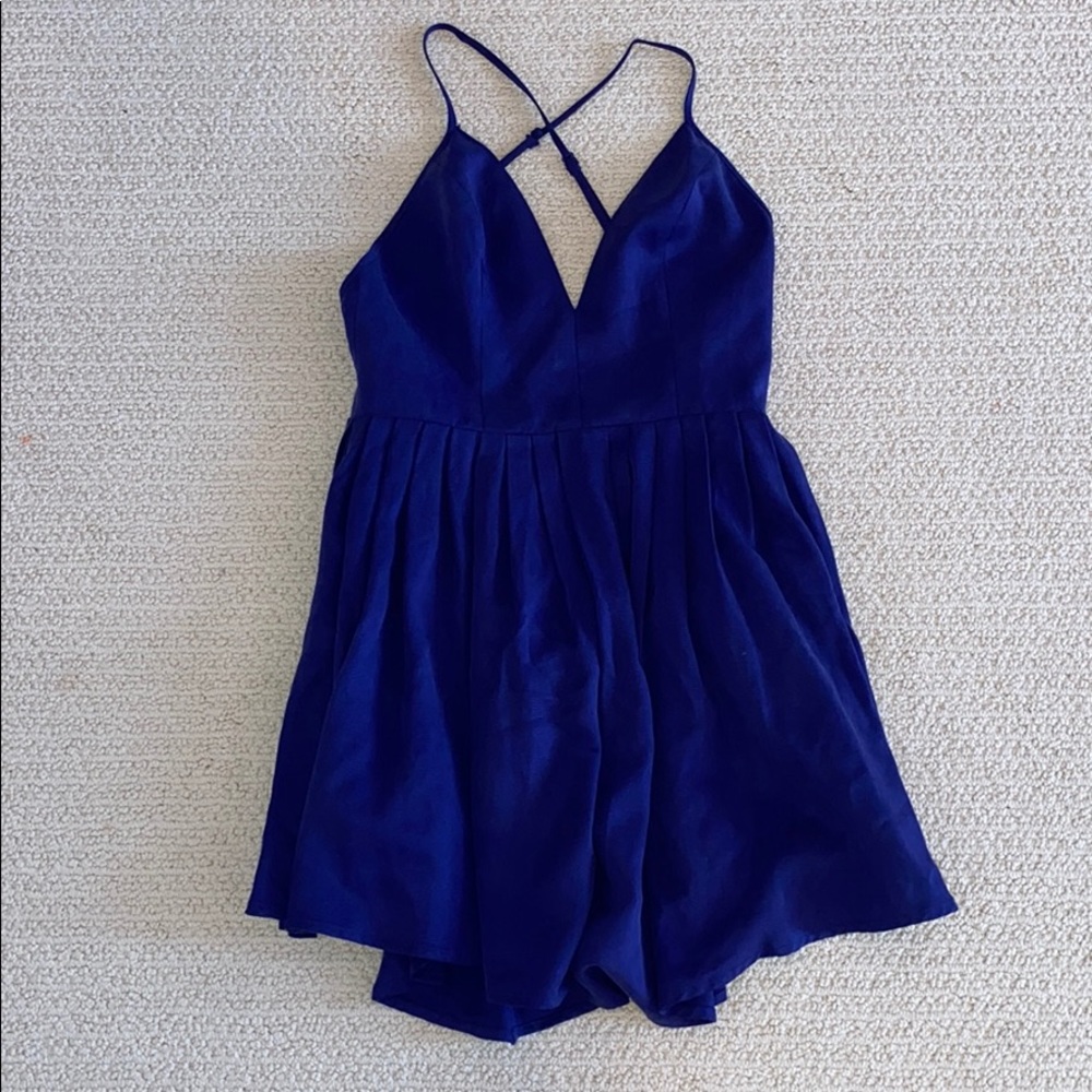 NBD navy blue dress